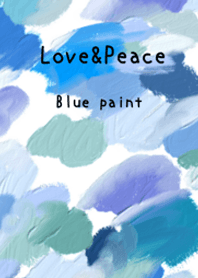油絵アート【blue paint 2】