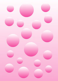 The polka dot Pink No.1