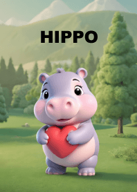 Cute Moo Dung little hippo Theme