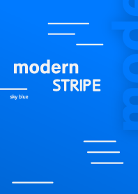 Modern Stripe: Blue