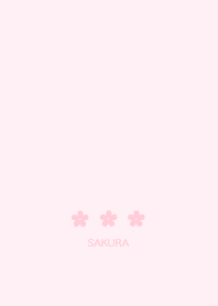 シンプル「桜」