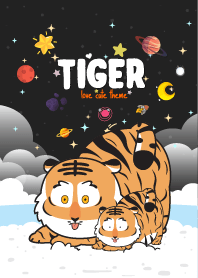 Fat Tiger Cute Black