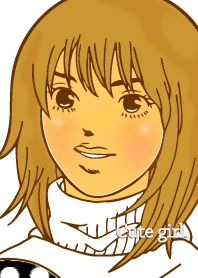 Cute girl.
