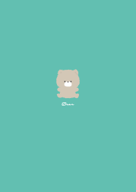 Cute Bear Emerald Green