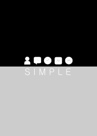 SIMPLE(black gray)V.2