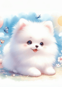 Cute Samoyed fat body n.2