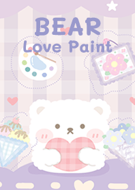 Bear love paint!