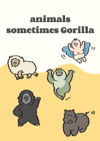 animals (sometimes Gorilla)