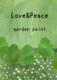 Oil painting art [garden paint 175]
