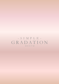 PINK GOLD GRADATION -SIMPLE-
