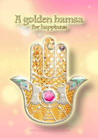 A golden hamsa for happiness 5