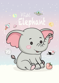 Elephant Space Pastel.