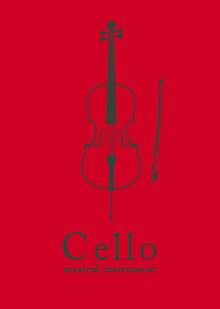 Cello gakki Cherry red