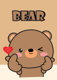 I Love So Cute Bear Theme