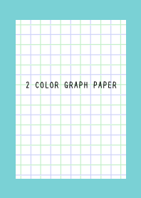 2 COLOR GRAPH PAPER/GREEN&PURPLE/MINT