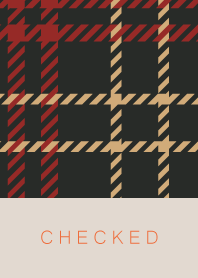 CHECKED RED-BROWN 95