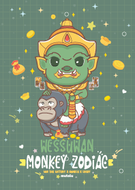 ท้าวเวสสุวรรณ & ปีวอกลิง + โชคลาภดวงดี