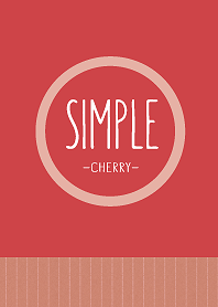 SIMPLE -Cherry Red-