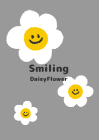 Smiling Daisy Flower  - B&W+ 08