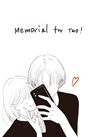 친한 커플 일러스트 04