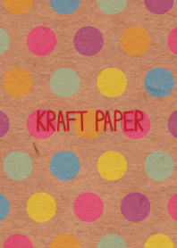 Kraft paper-Colorful dot5-joc