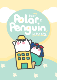 Polar Bear and Penguin in the City