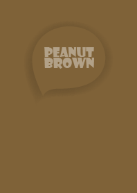 Love Peanut Brown Button