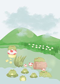 cute little frog frog