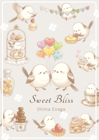 Beige Long-tailed Tit Sweets Shop