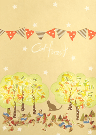 森の中の猫散歩#絵本