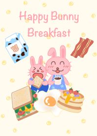 Happy Bunny Breakfast