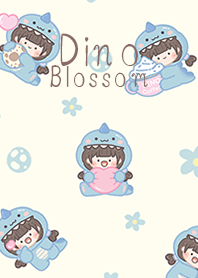 Dinosaur and Blue blossom!