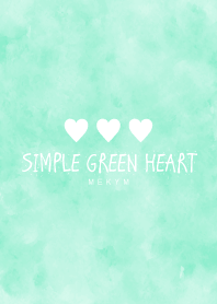 SIMPLE GREEN HEART
