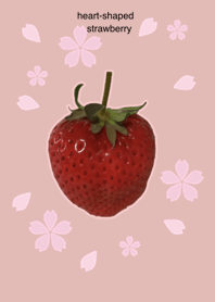 heart-shaped strawberry