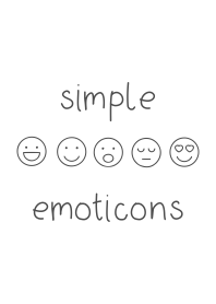 Emoticons simples