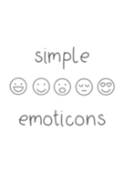 Simple Emoticons Line Theme Line Store