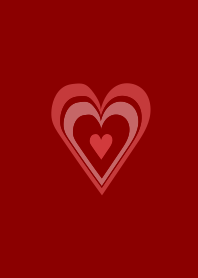 Hearts of red