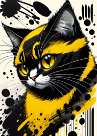 Q version cute cat 4997a5