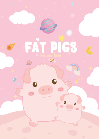 Fat Pigs Fat Kawaii Light Pink