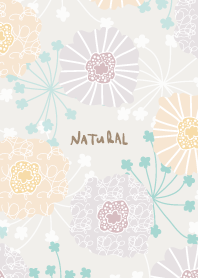 Northern Europe Beige Flower 9 Japan