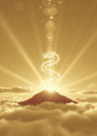 Golden Rising Dragon of Fuji Fortune