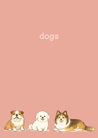 pink & blue 犬は癒してくれる02