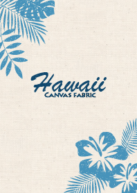 Hawaiian canvas fabric