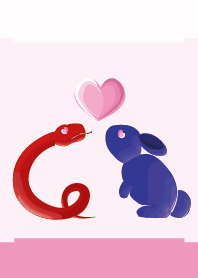 ekst Red (Snake) Love Blue (Rabbit)