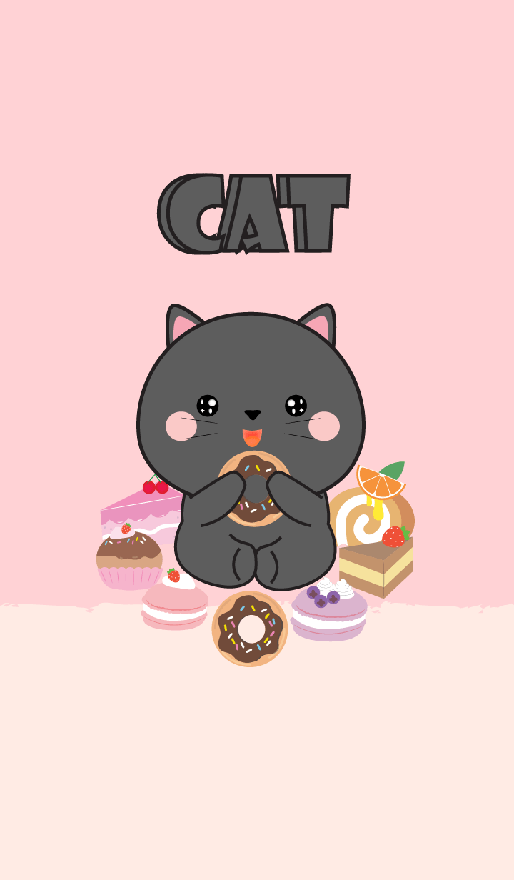 Sweet Black Cat Theme