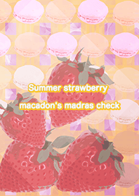 Summer strawberry macadon's madras check