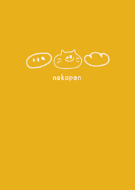 Cat and Bread Yellow