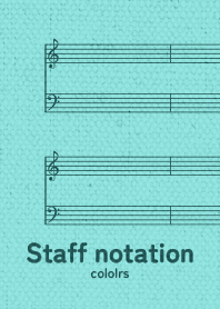 Staff notation Clr ver_Green09