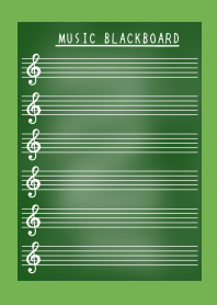 MUSIC BLACKBOARD/GREEN/YELLOW