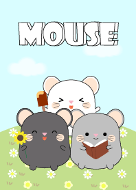 Love Cute Fat Mouse Theme